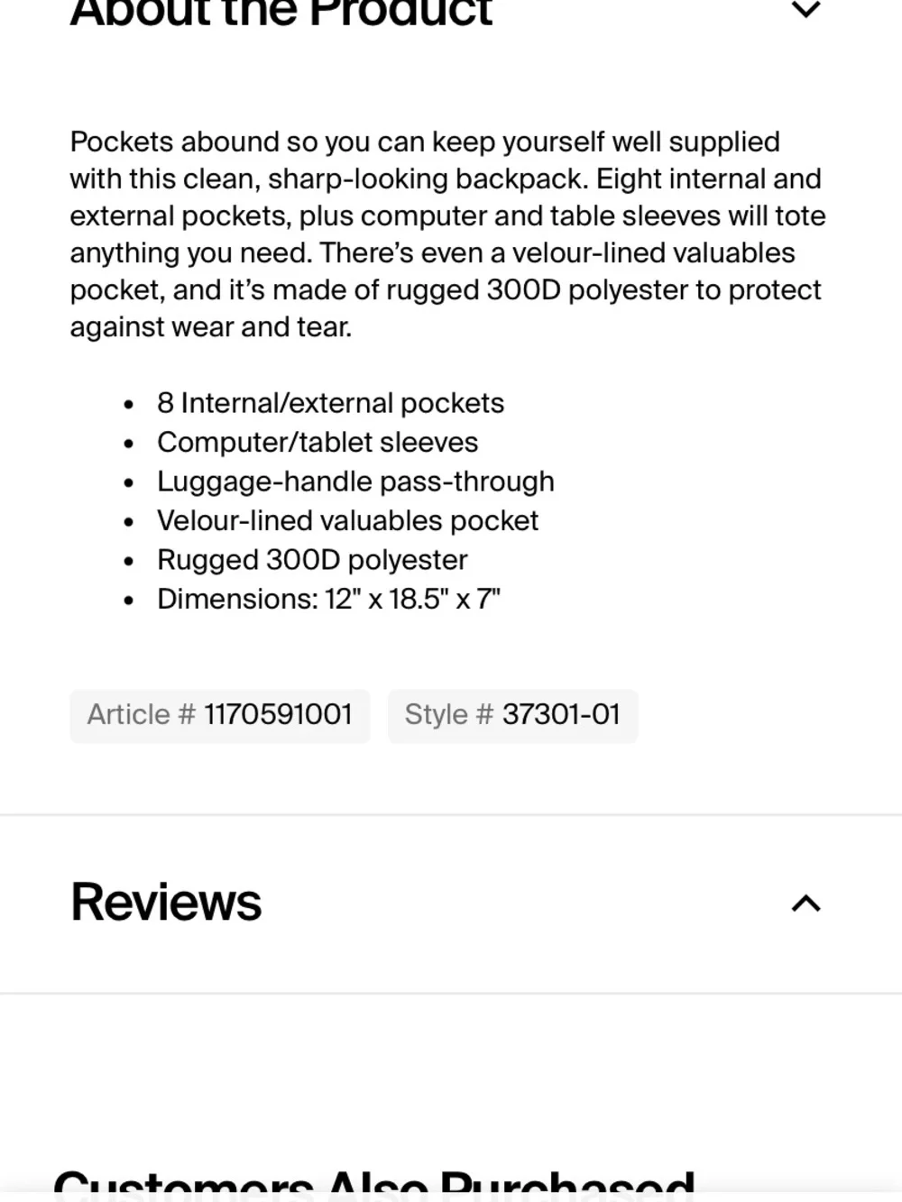 PING Men's Light Gray and Black Backpack - Urban Laptop Pack